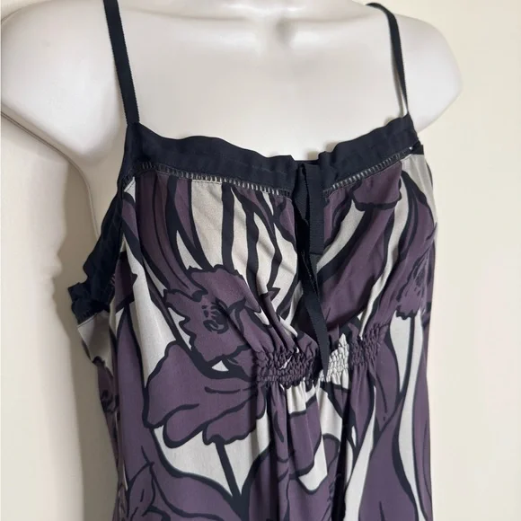BCBG Babydoll 100% Silk Tank Top Camisole 90s Y2K size Small Fairy Grunge - Picture 3 of 8